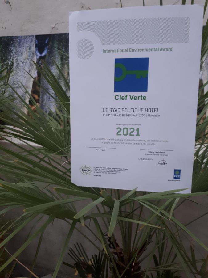 Le Ryad Boutique Hotel Marseille Eksteriør billede